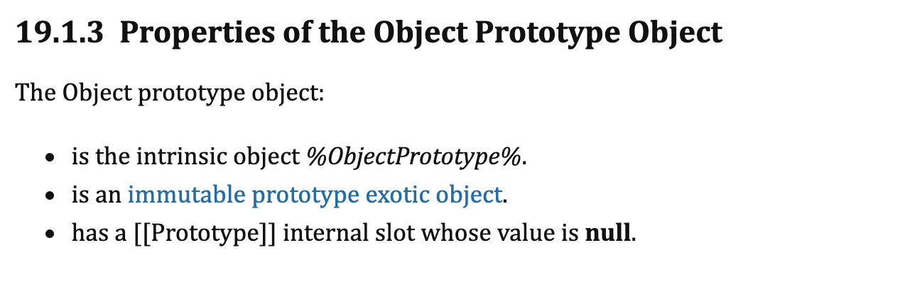 Object.prototype